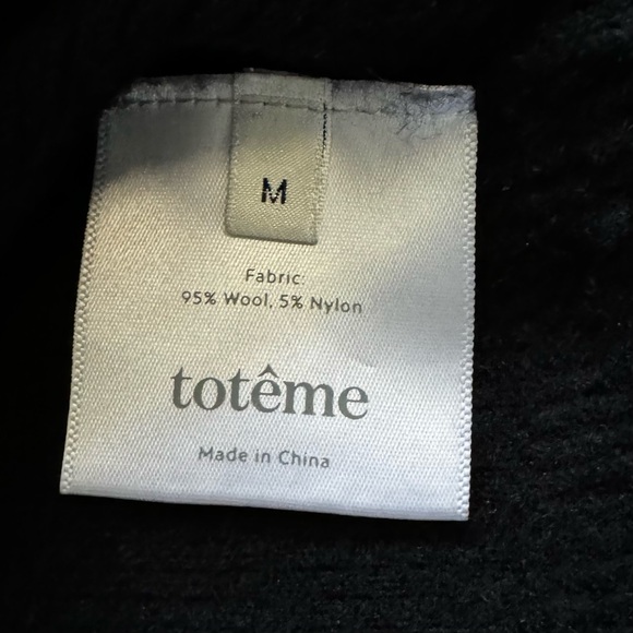 Rare Wool Black Sweater Sz M - Picture 11 of 11